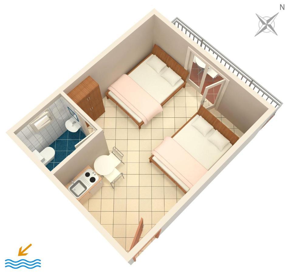 Apartments By The Sea Podaca, Makarska - 6745 Екстериор снимка